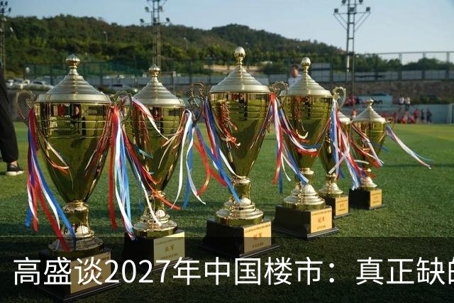 高盛谈2027年中国楼市：真正缺的可能不是房子，而是买房的人